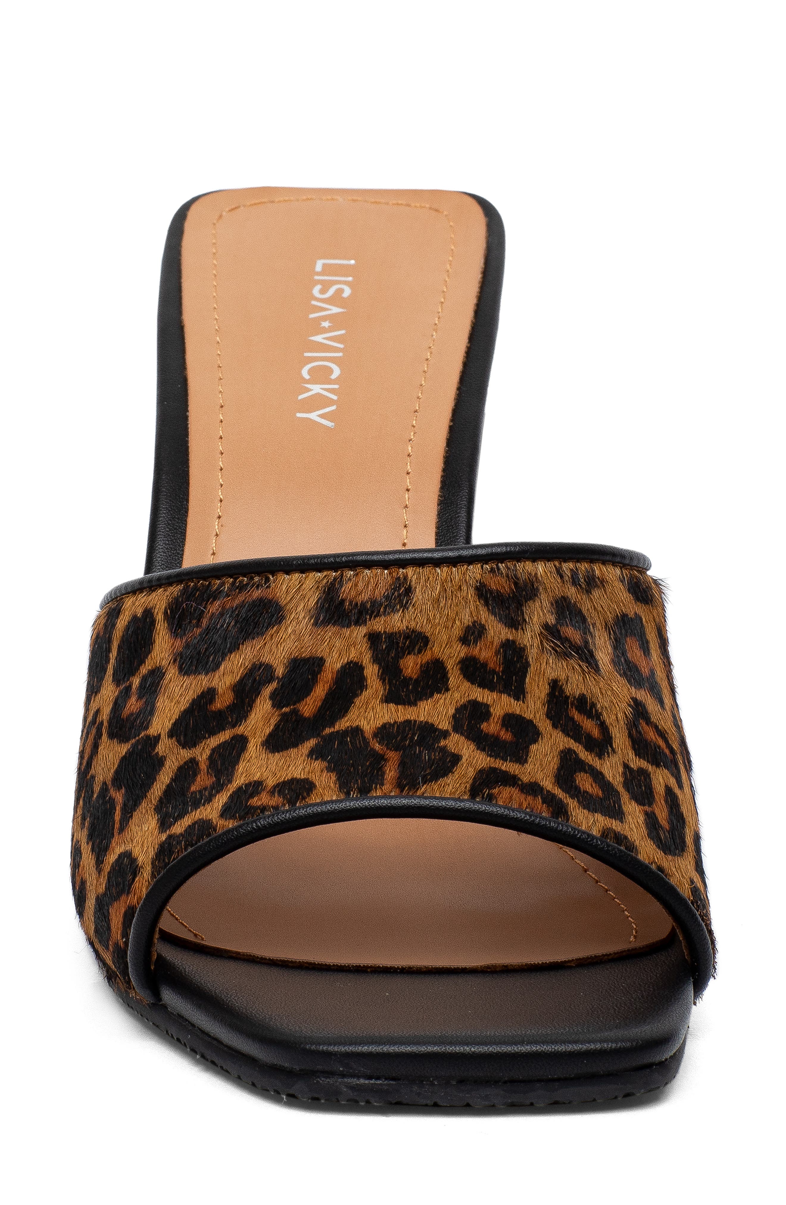 Lisa Vicky Vital Genuine Calf Hair Sandal, Alternate, color, Cognac