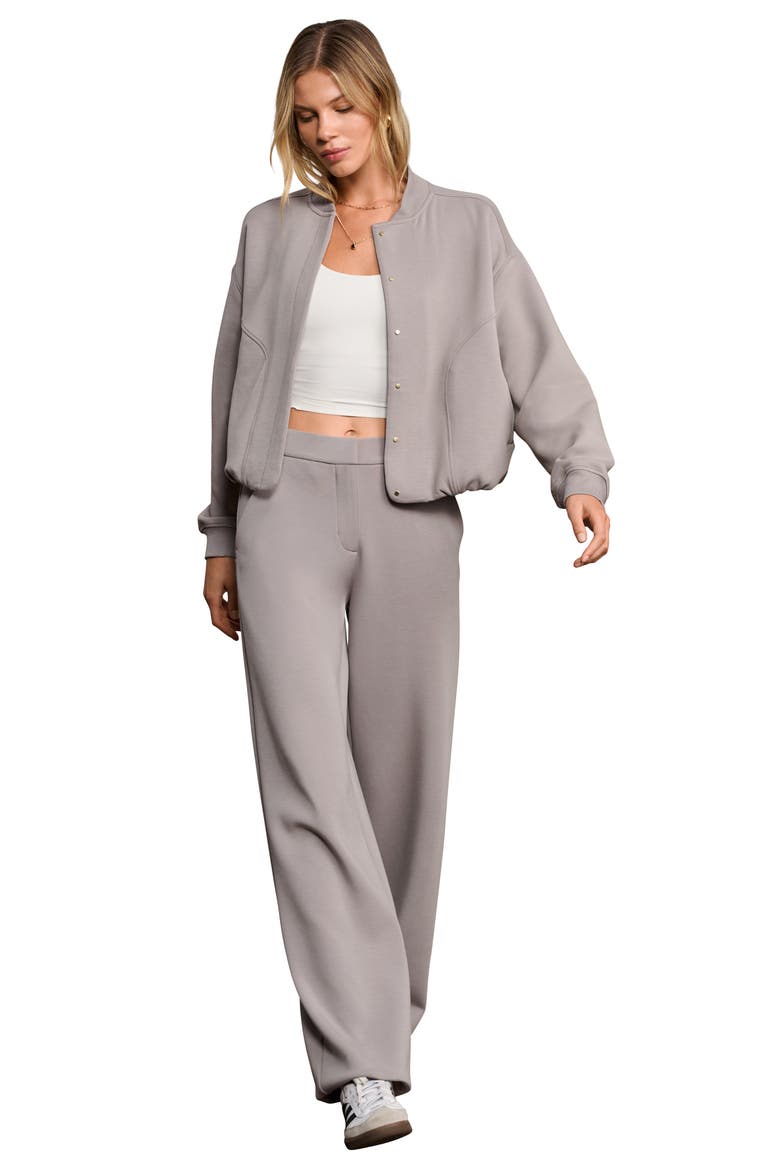 Dreamglow OMW Bomber Jacket, Alternate, color, TAUPE MIST