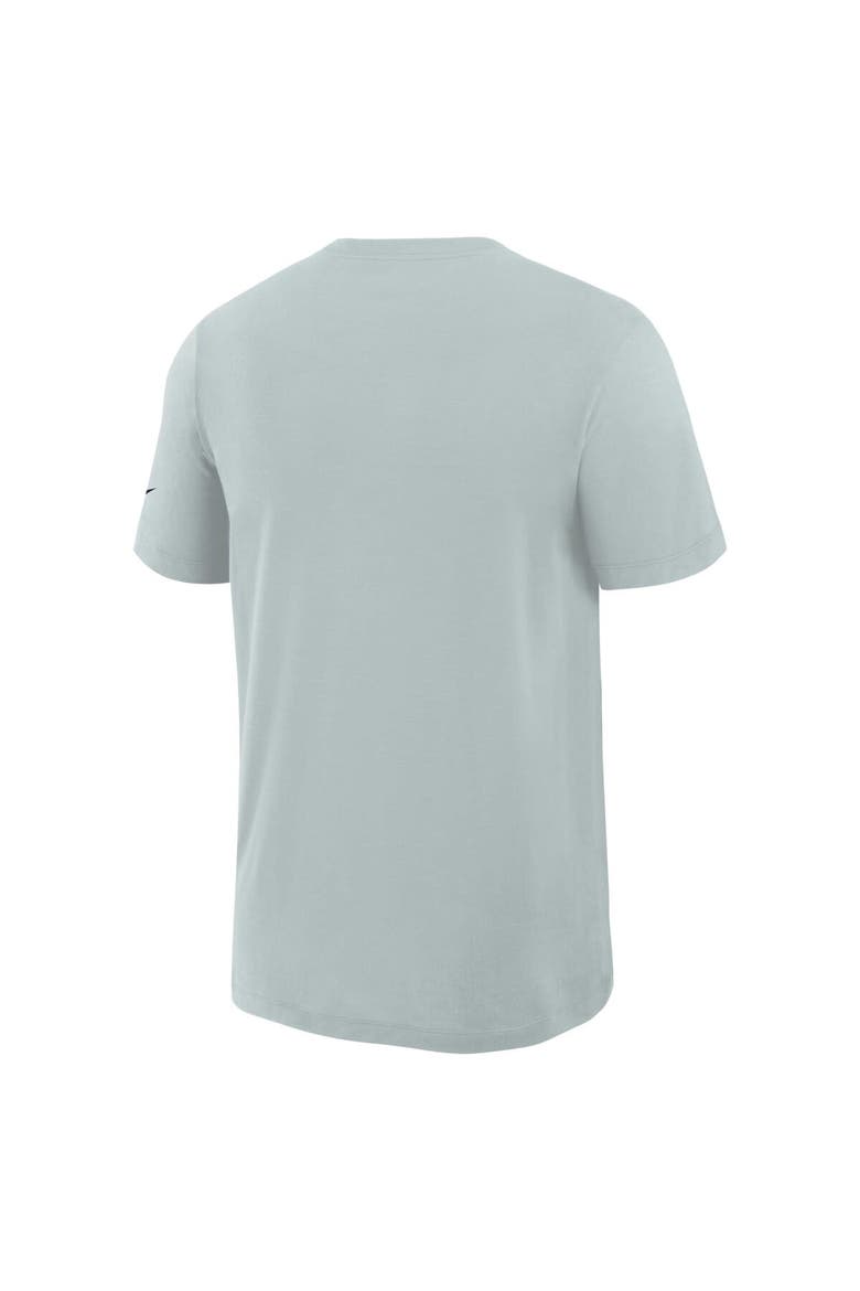 Men's Nike Silver New England Patriots 2025 Rivalries Collection Slub Dri-FIT T-Shirt, Alternate, color, Silver