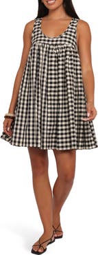 Petal & Pup Atria Check Sleeveless Minidress