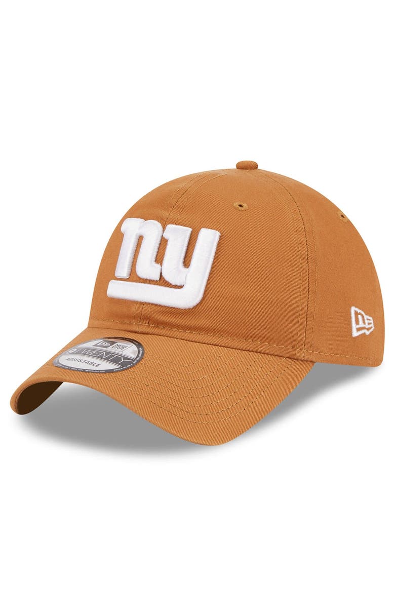 New Era Men's New Era  Brown New York Giants  Main Core Classic 2.0 9TWENTY Adjustable Hat, Main, color, 