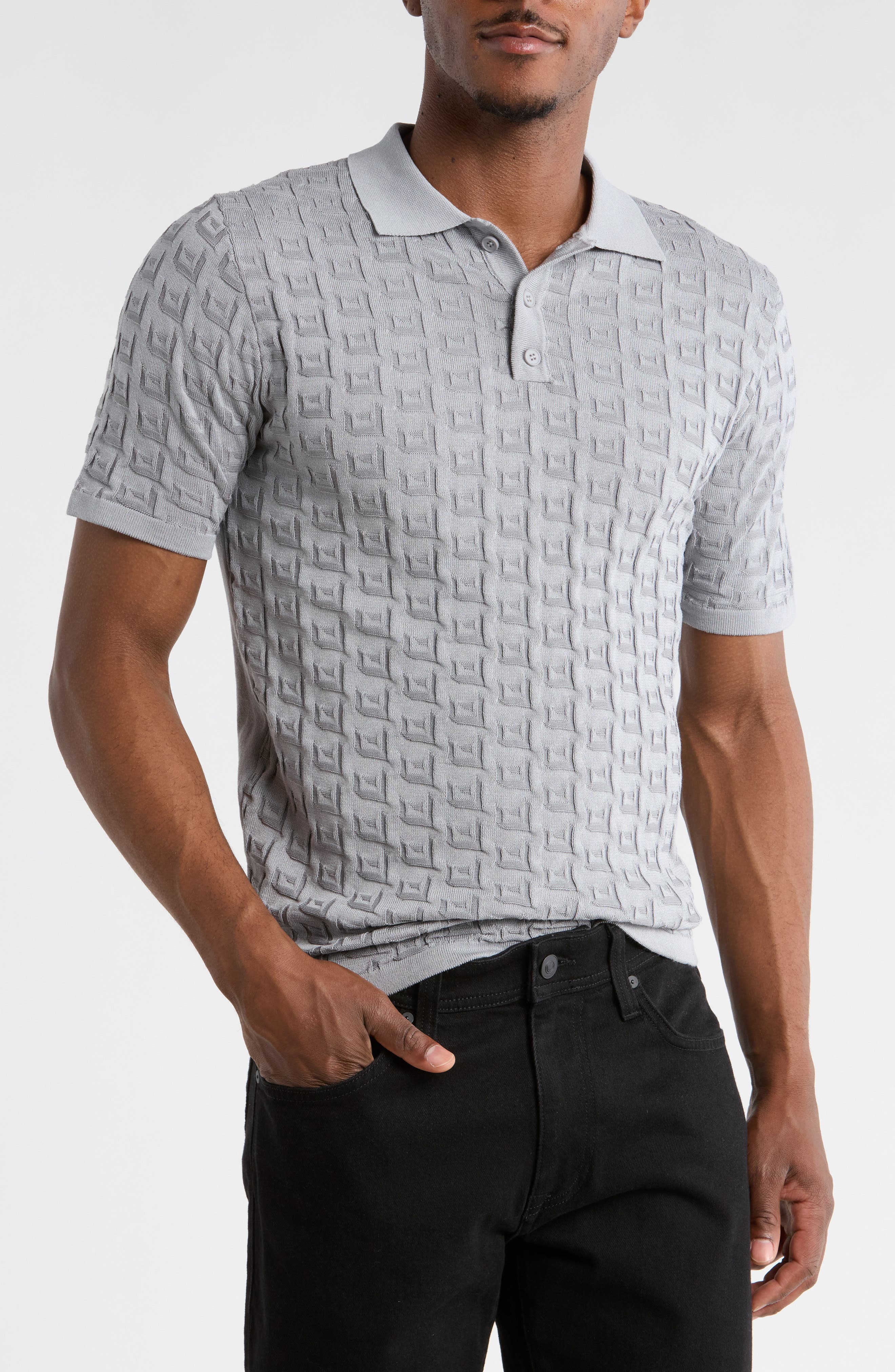 T.R. PREMIUM Slim Fit Polo Sweater
