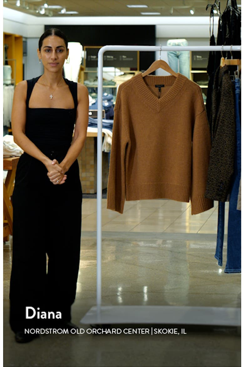 Danica Wool & Cashmere V-Neck Sweater video