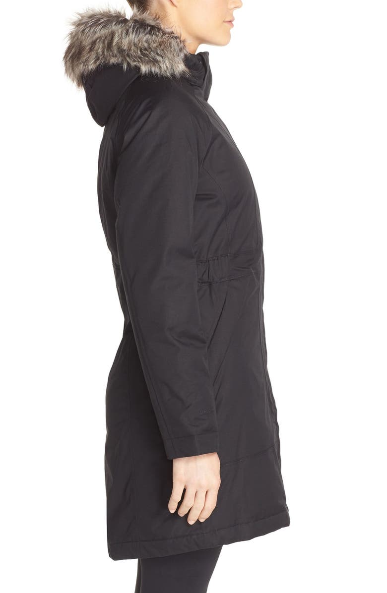The North Face 'Arctic' Parka with Removable Faux Fur Trim Hood, Alternate, color,