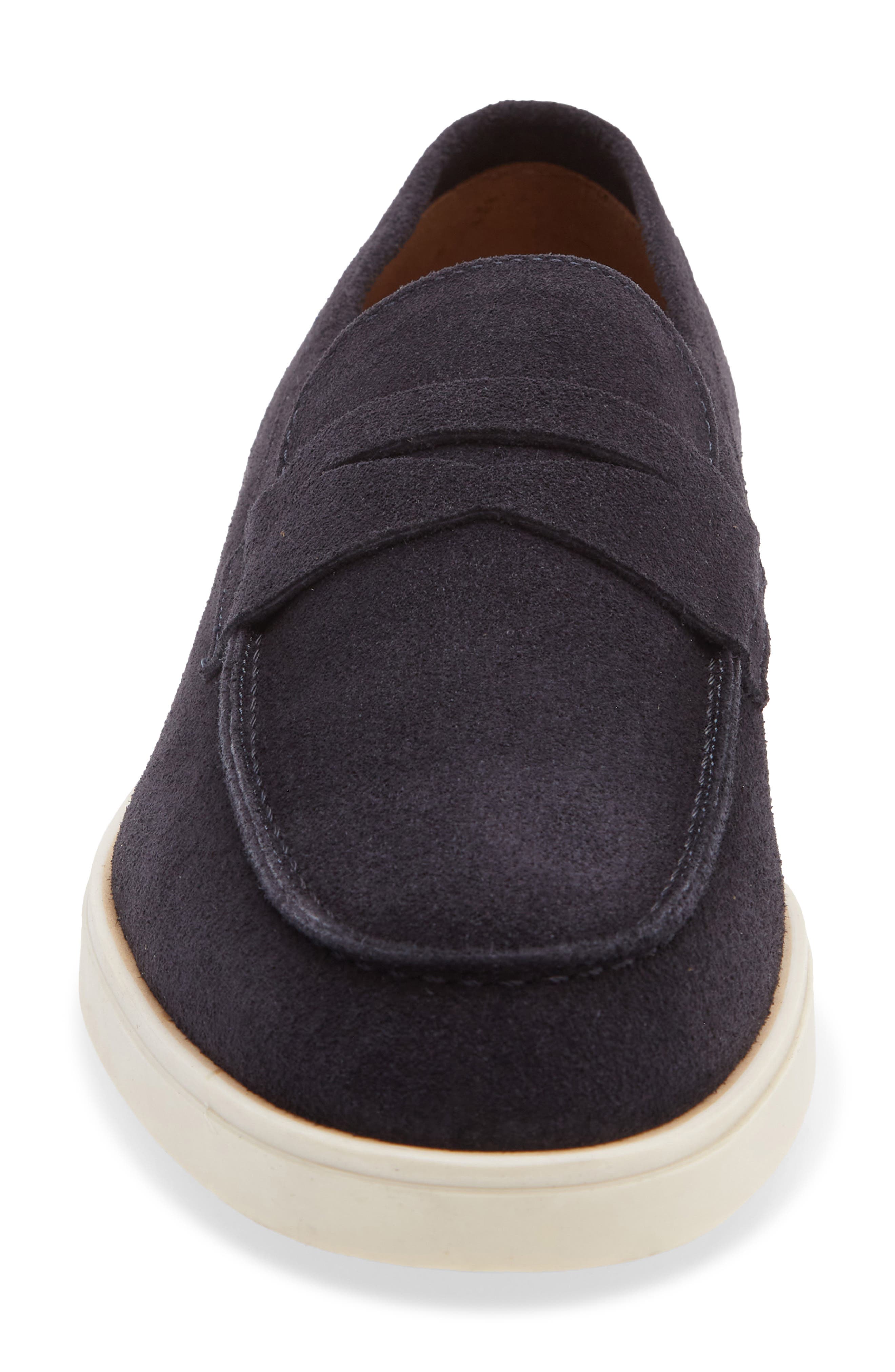 Edric Penny Loafer, Alternate, color, SUEDE OX BLUE