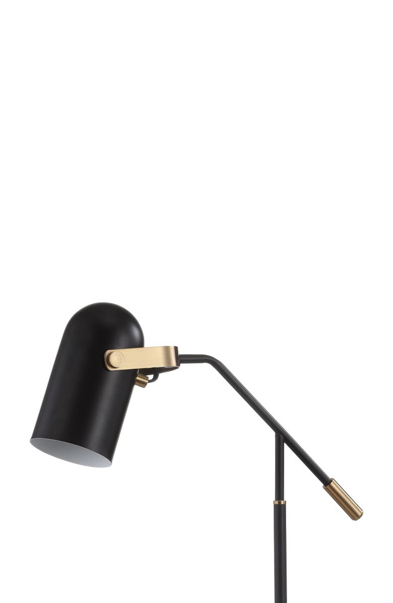 JONATHAN Y Edison 19.25" Metal LED Task Lamp, Black/Brass Gold, Alternate, color, Black/Brass Gold