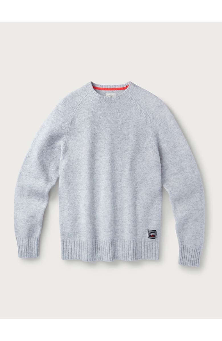 Aubin Prestwick Shetland Crew Neck Sweater, Alternate, color, Silver