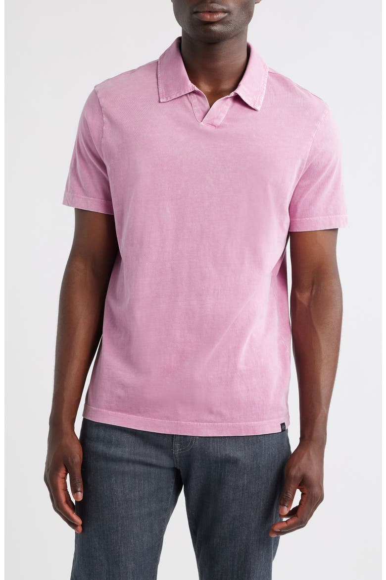 Jared Mineral Wash Cotton Polo, Main, color, CHERRY BLOSSOM