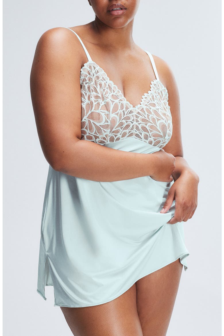 Savage Not Sorry Slip, Alternate, color, MINT BLUE/ BROWN