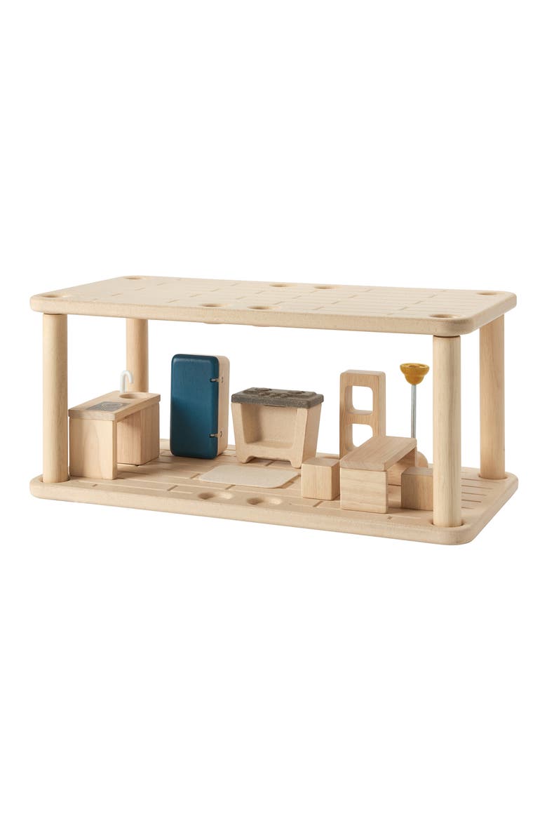 Dollhouse Kitchen & Dining Flat, Main, color, BROWN