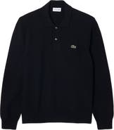 Lacoste Long Sleeve Cotton Polo Sweater