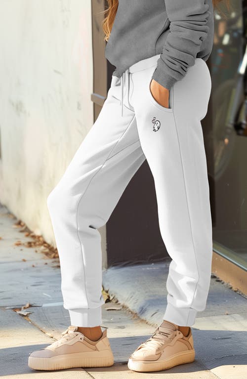 Dalix Womens Heartly Ghost Midweight Fleece Jogger Pant