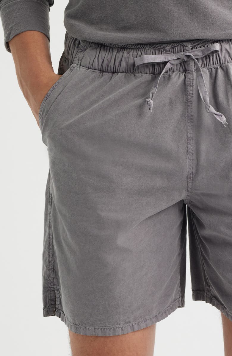 ALEX CRANE Air Organic Cotton Drawstring Shorts, Alternate, color, Silver