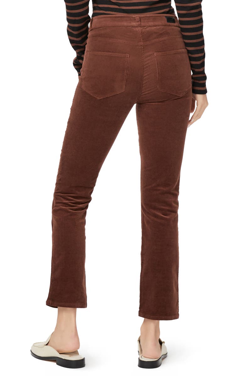 PAIGE Cindy High Waist Ankle Slim Straight Leg Corduroy Jeans, Alternate, color,