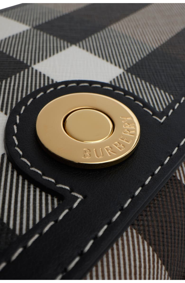 Burberry Top Handle Note Bag, Alternate, color, Dark Birch Brown