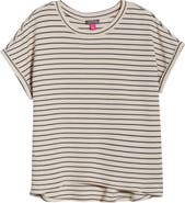 Vince Camuto Stripe High Low Tee