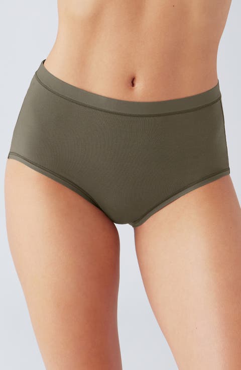 Understated Cotton Blend Briefs