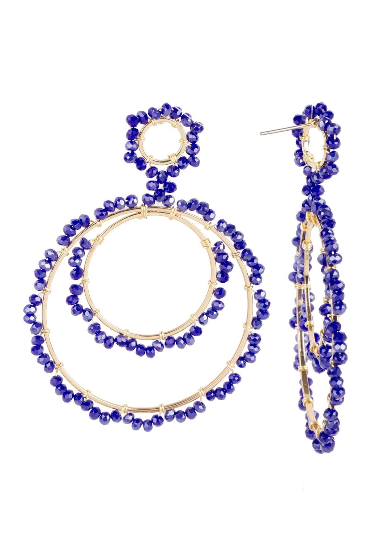 SAACHI Paradise Beaded Double Drop Earrings (Women) | Nordstromrack