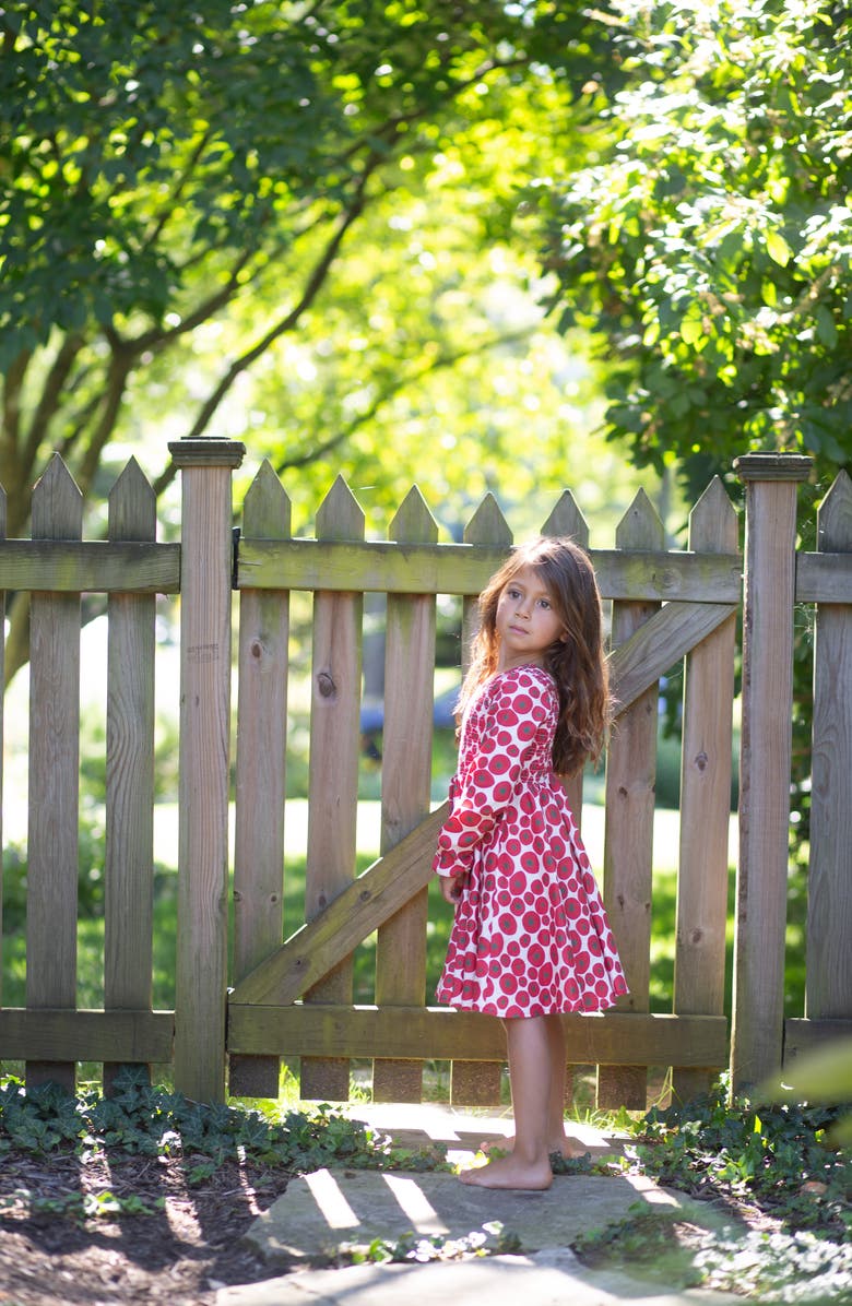 WORTHY THREADS Ruched Dress, Alternate, color, Tomato