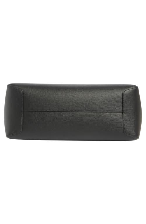 Kate Spade New York Poppy Refined Grained Leather Tote Bag In Black