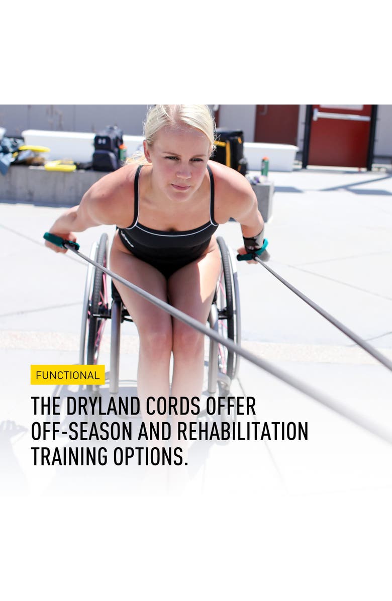 FINIS Dryland Cords Swim Resistance Bands for Strength and Flexibility Simulates Swim Strokes All, Alternate, color, Blue