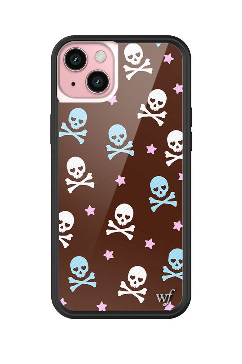 Crossbones iPhone Case, Alternate, color, Brown