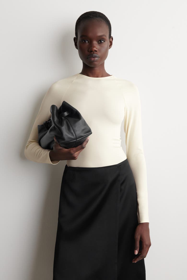 Technical Jersey Long-Sleeved Top, Main, color, ECRU