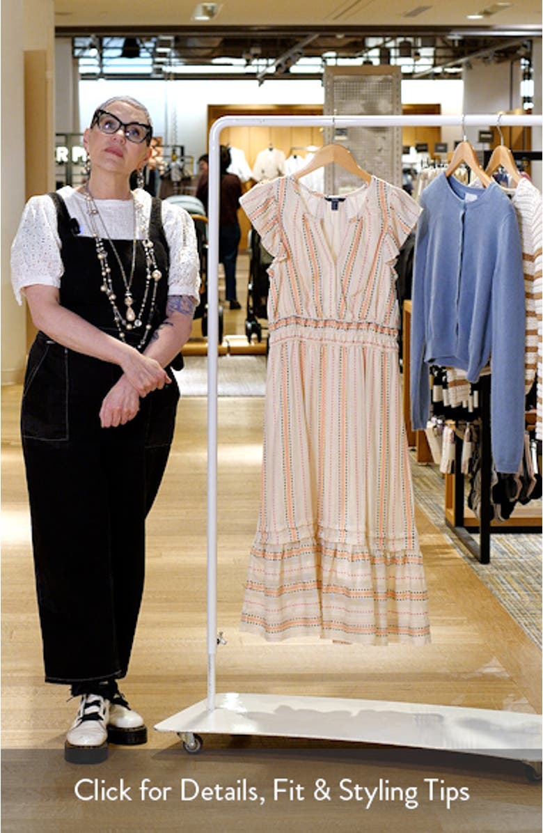 Ribbon Weave Stripe Dress, sales video thumbnail