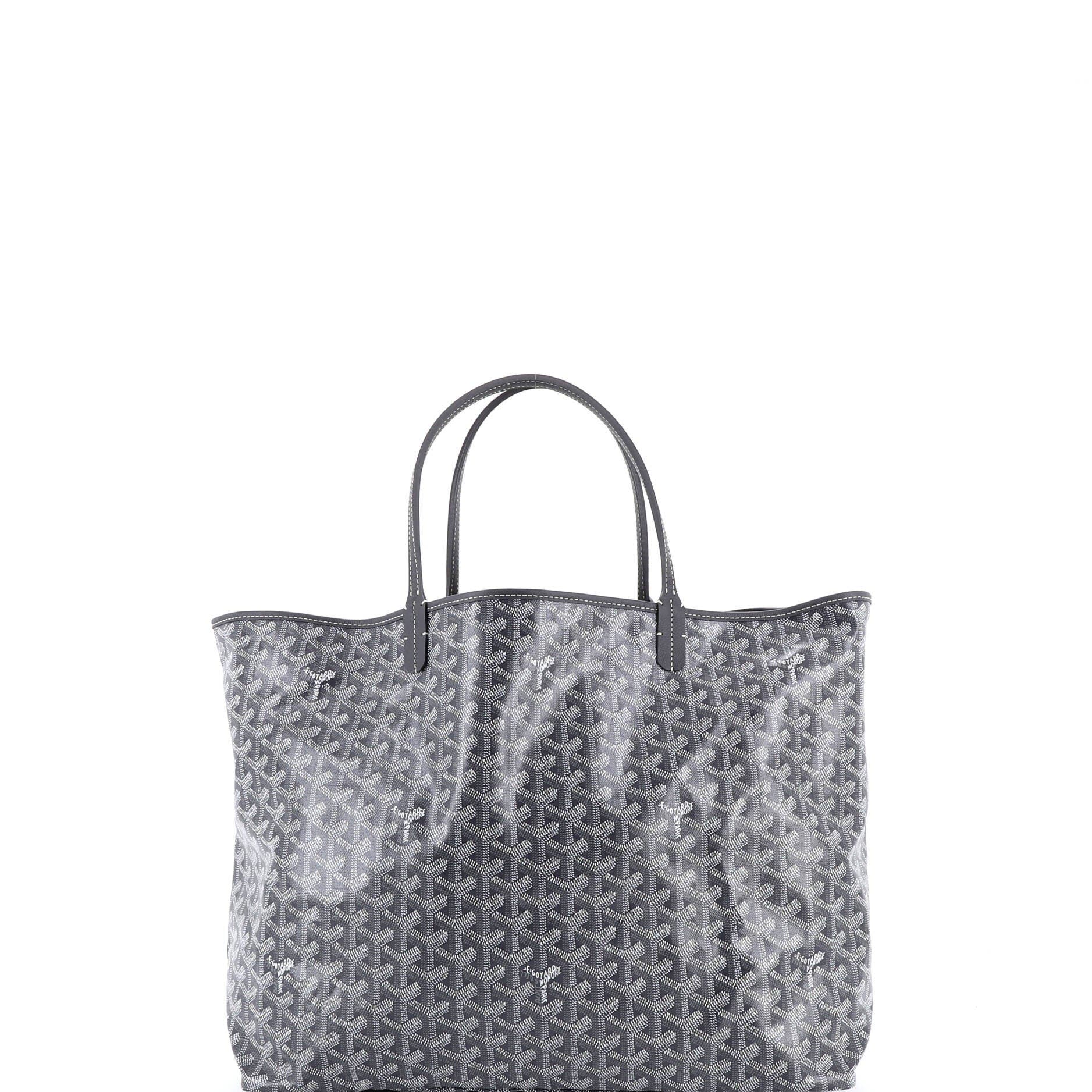 Pre-Owned Goyard Saint Louis Tote Coated Canvas GM, Alternate, color, Gray