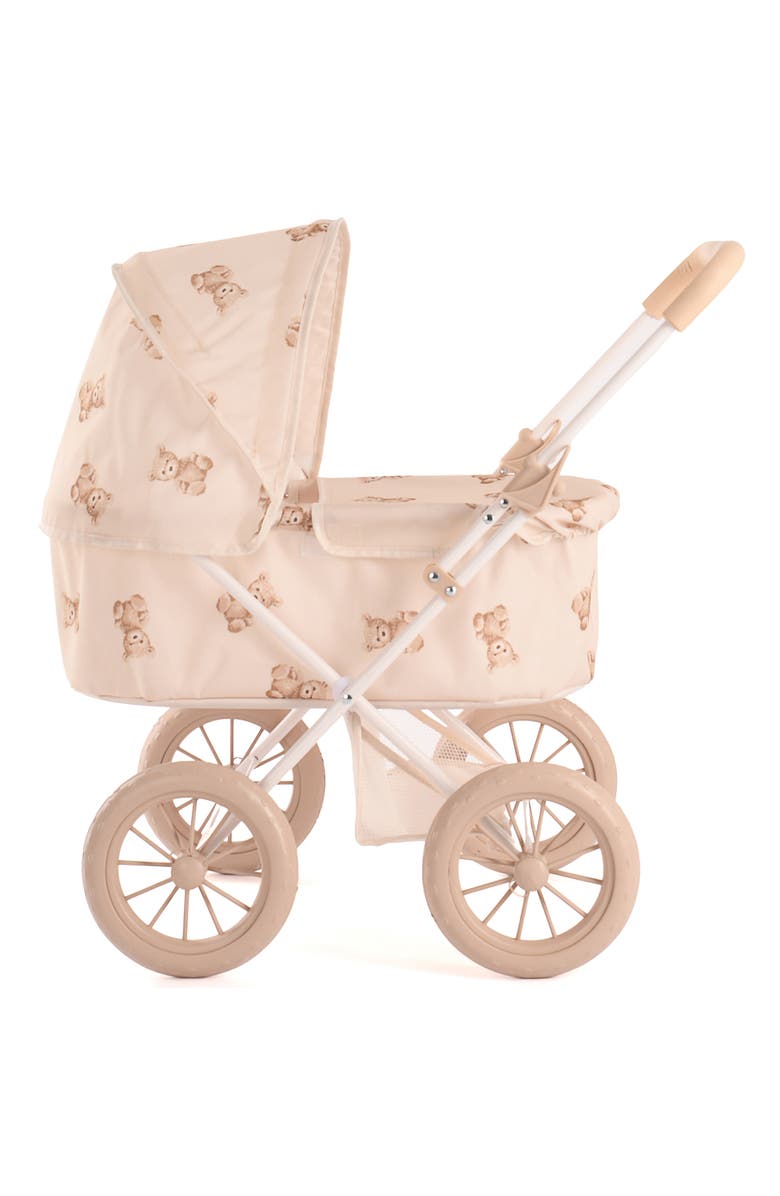 Roma Prams Teddy My First Doll Pram, Beige & Bear, Convertible 2 In 1, Kids 2+, Alternate, color, Beige