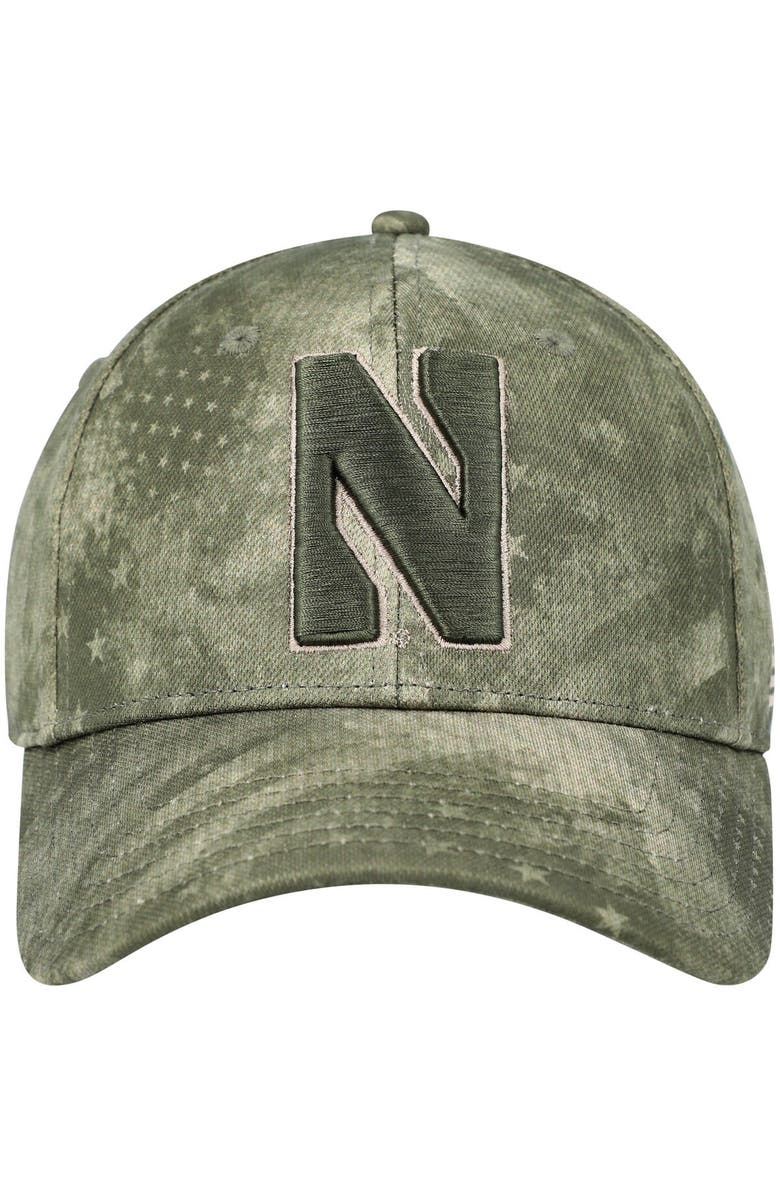 Under Armour Men's Under Armour Camo Northwestern Wildcats Blitzing Performance Adjustable Hat, Alternate, color, 