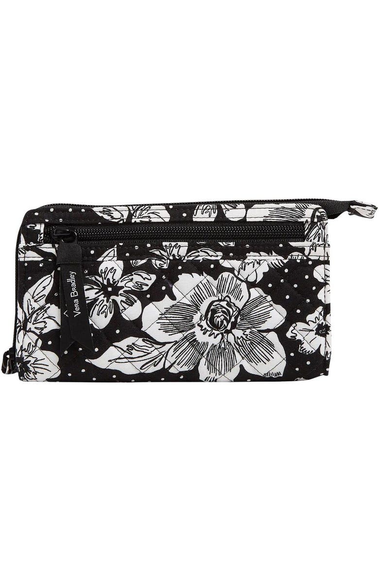 VERA BRADLEY Purdue Boilermakers Rain Garden Front-Zip Wristlet, Alternate, color, 