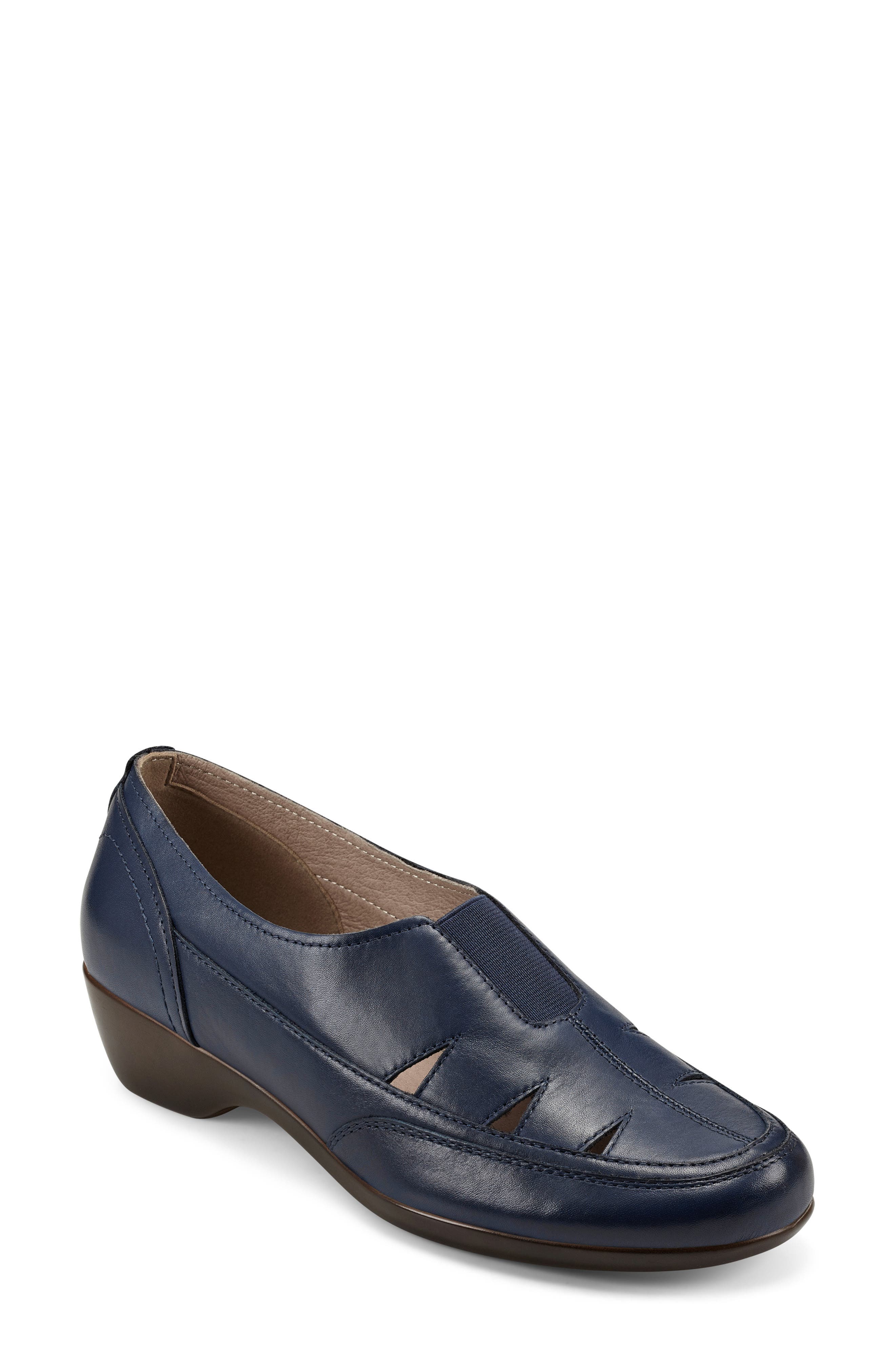 Easy Spirit Daisie Flat, Main, color, Dark Blue