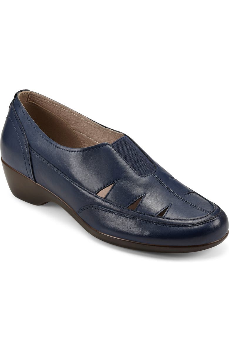 Easy Spirit Daisie Flat, Main, color, Dark Blue