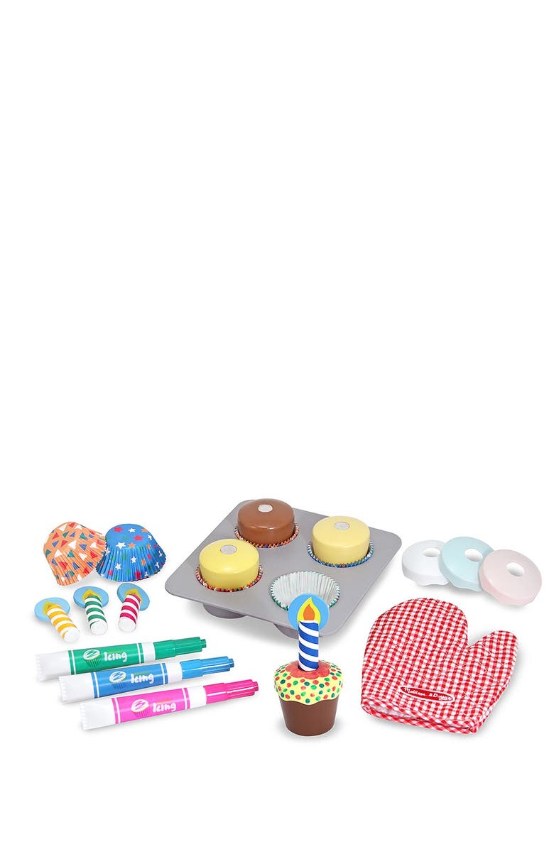 Melissa & Doug Toy Cupcake Playset, Alternate, color, 