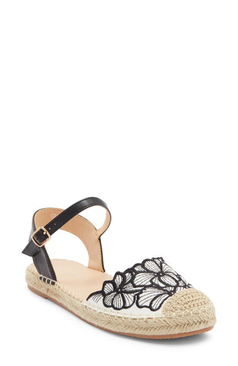 Chaya Floral Embroidered Flat (Women)