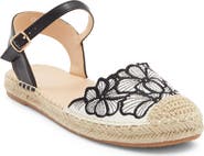 TOP MODA Chaya Floral Embroidered Flat