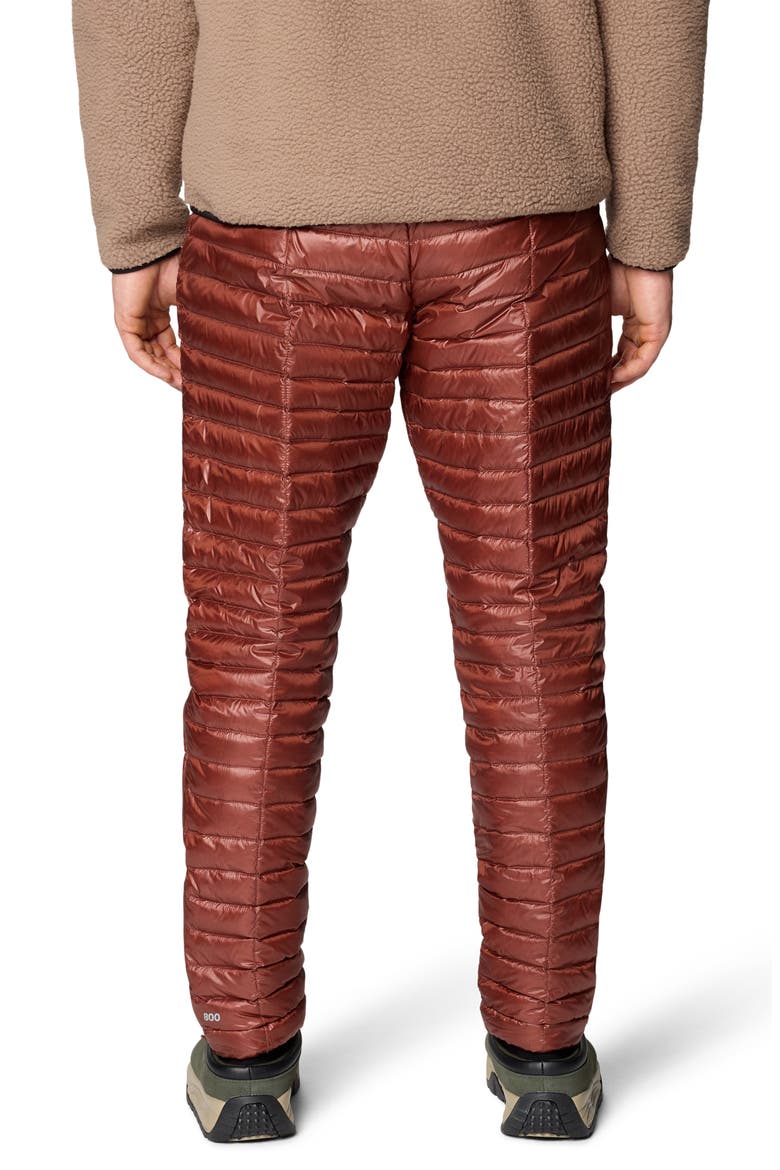 Ghost Whisperer Packable 800-Fill-Power Down Pants, Alternate, color, BOURBON BROWN