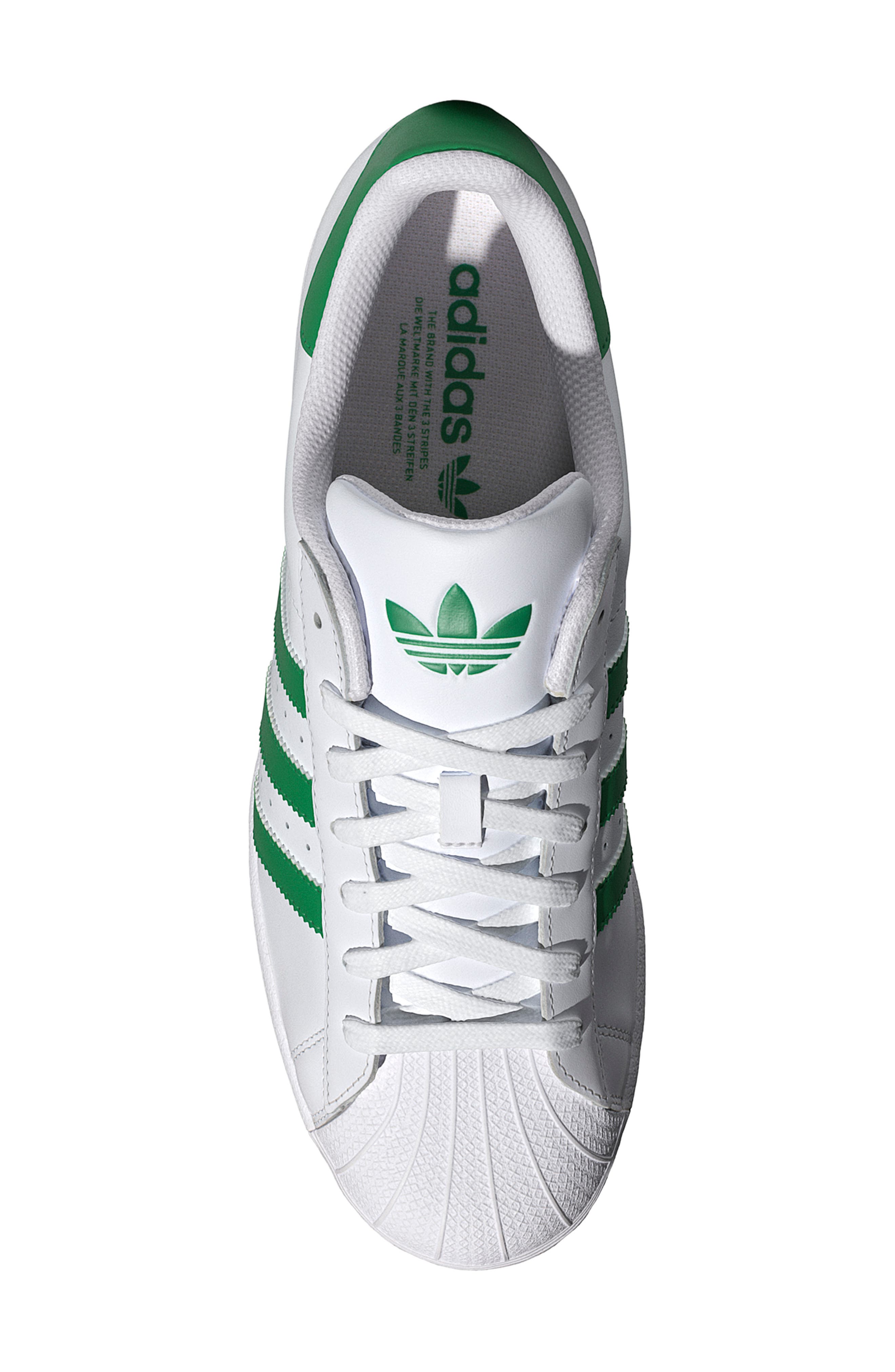 adidas Superstar Sneaker, Alternate, color, 