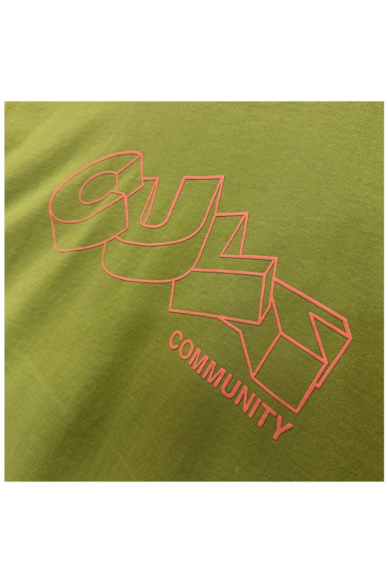 Boxy Fit Logo Graphic T-Shirt, Alternate, color, GREEN OASIS