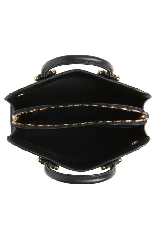 Strathberry Midi Georgia Leather Tote In Black