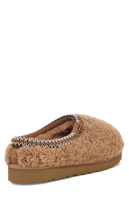 Ugg(r) Tasman Maxi Curly Genuine Shearling Slipper In Brown