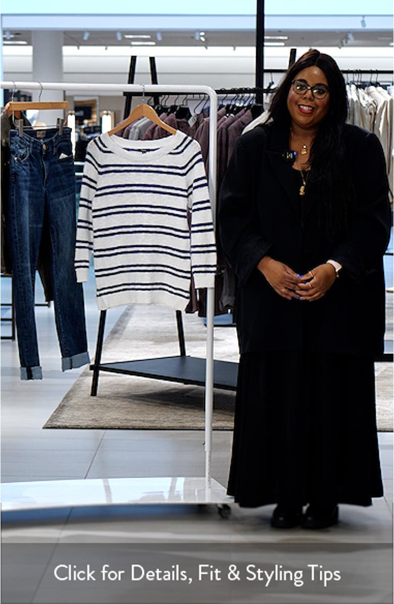 Stripe Crewneck Sweater, sales video thumbnail