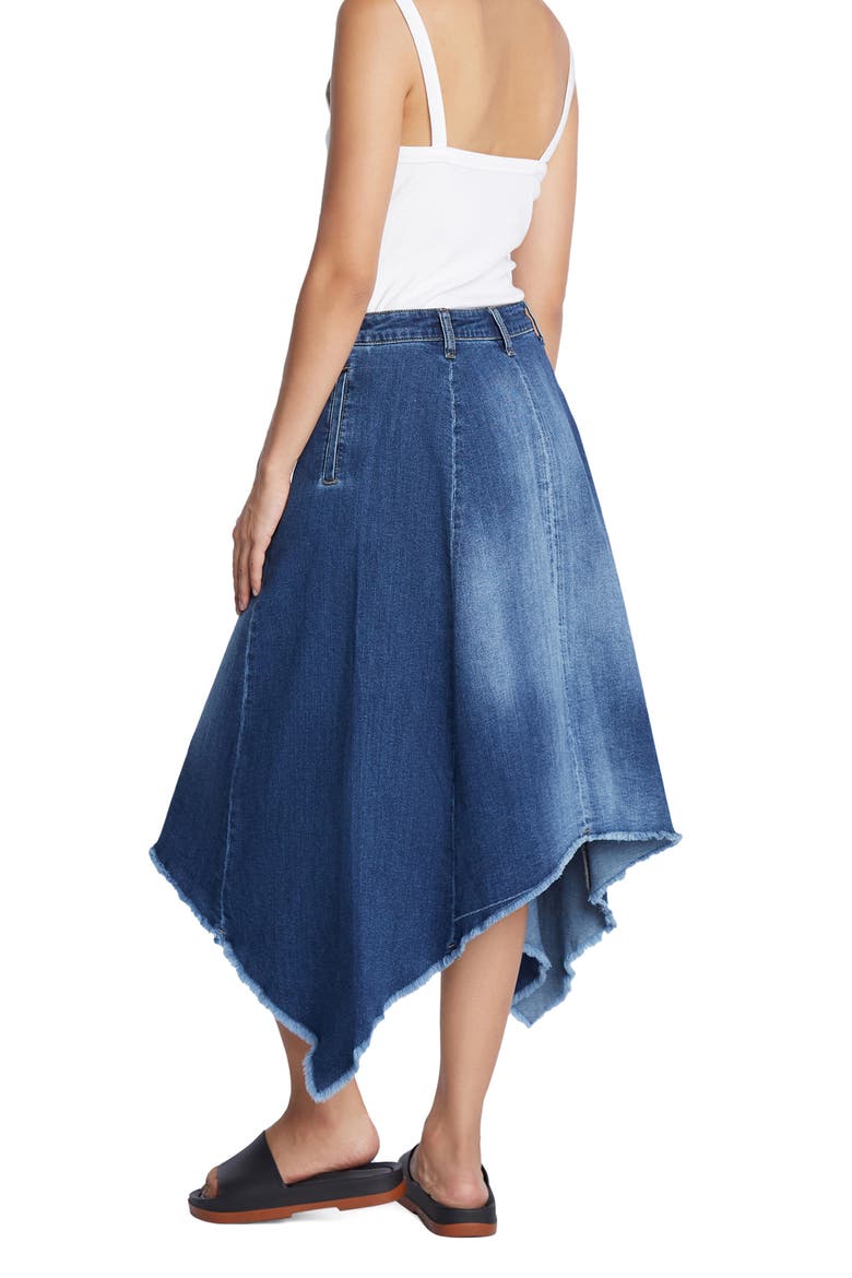 Shark Bite Denim Skirt, Alternate, color, SHARK BLUE