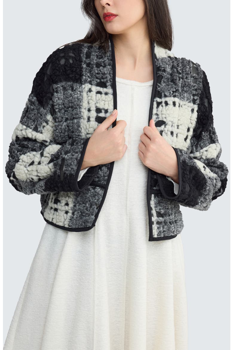 Glacia Structured Crop Jacket, Main, color, Foggy