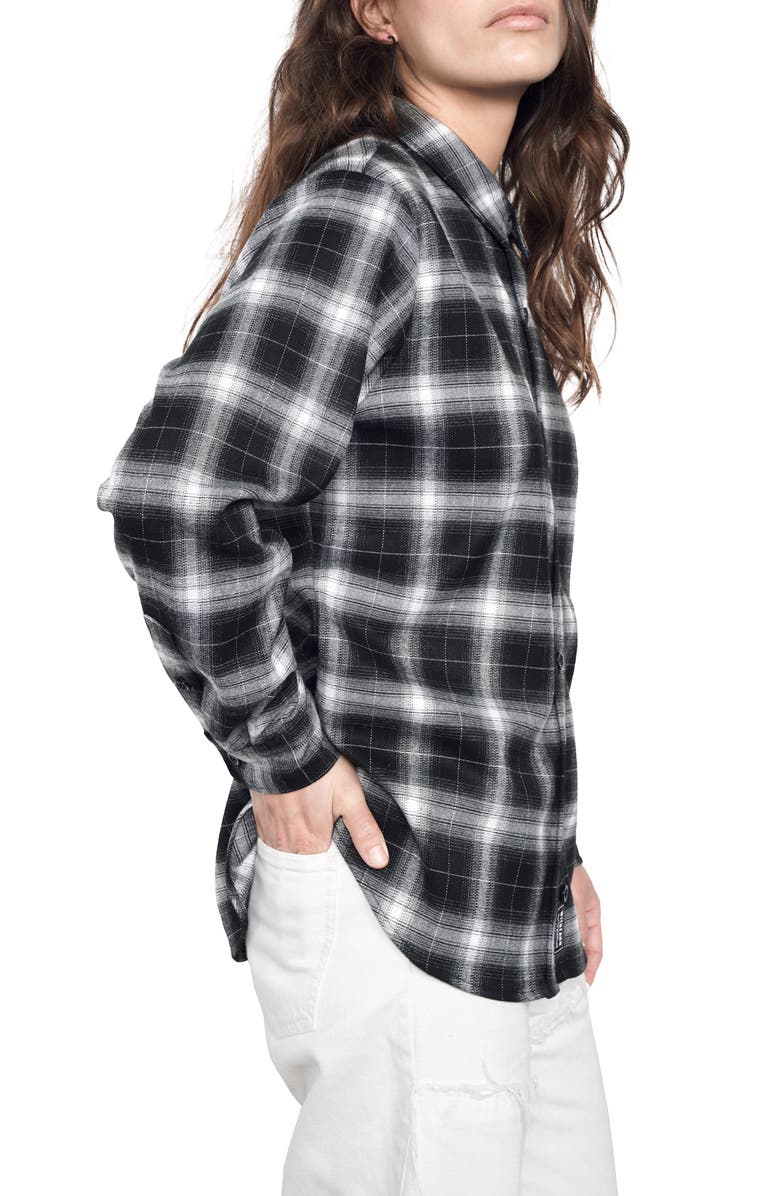 WILDFANG The Essential Plaid Flannel Button-Up Shirt, Alternate, color,