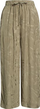 Splendid Angie Jacquard Palazzo Ankle Pants