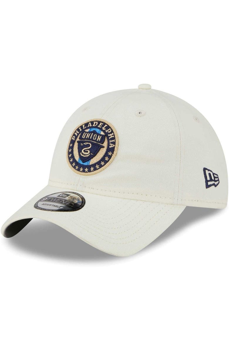 New Era Men's New Era Cream Philadelphia Union Core Classic 2.0 Adjustable Hat, Main, color, 
