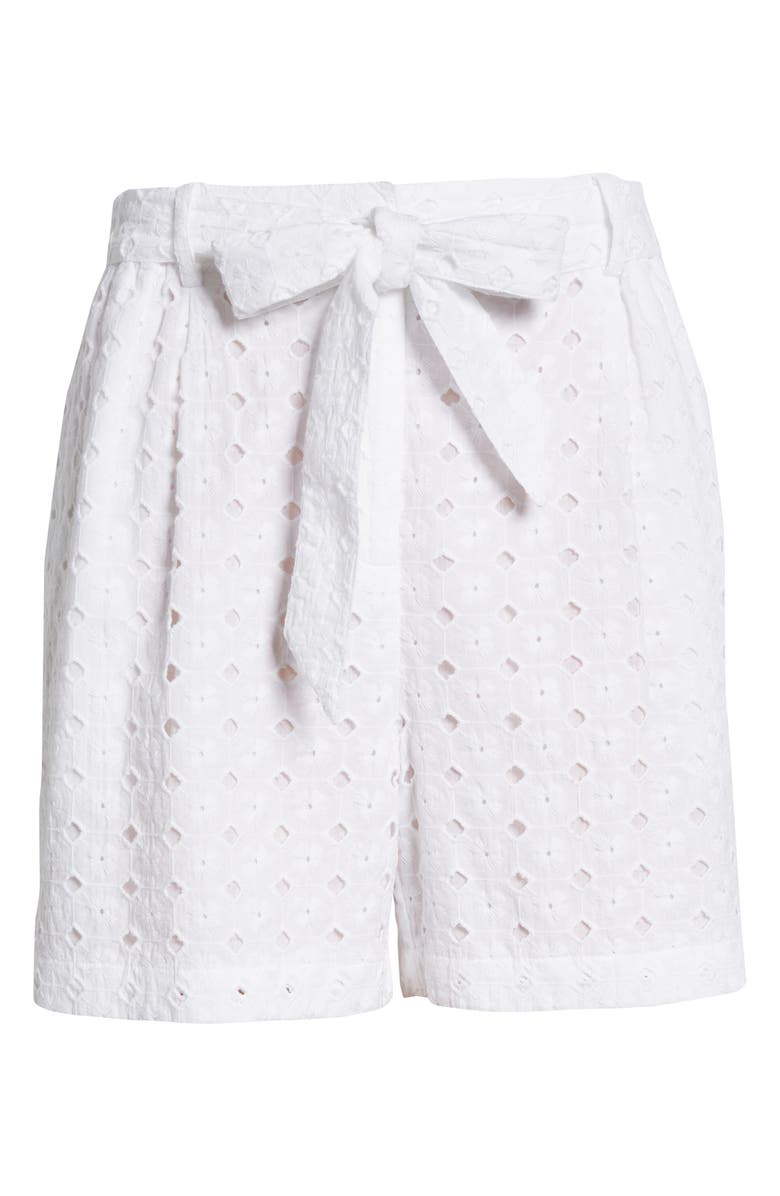 Nordstrom Matching Family Moments Eyelet Tie Waist Shorts, Alternate, color,