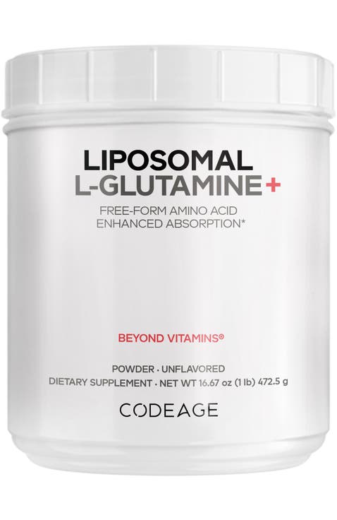 Liposomal L-Glutamine Powder 5000mg Supplement